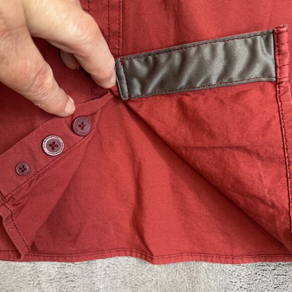 Duluth Trading Shirt Men 2XLT Rust Canyoneer Long Sleeve Organic Cotton Outdoor - Picture 6 of 12